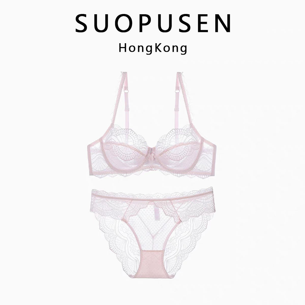 Wireless Lace Bra Set | Lightweight & Breathable | Natural Support