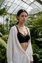 Wireless breathable bra | Removable pads | Multi-row hook-and-eye closure | 924#