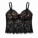 French Eyelash Lace Shaping Camisole | Lightweight Luxury Wireless Bra Top | Z5068#