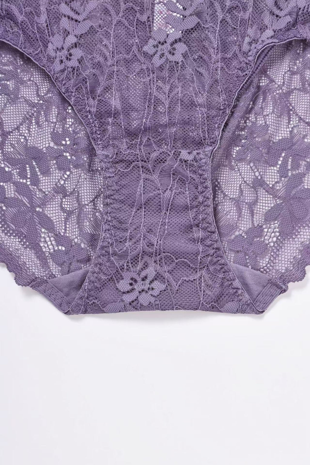 French Light Luxury Lace Underwire Lingerie Set | Romantic Scalloped Edge Breathable Mesh 4 Colors Available - 9339#