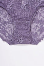 French Light Luxury Lace Underwire Lingerie Set | Romantic Scalloped Edge Breathable Mesh 4 Colors Available - 9339#