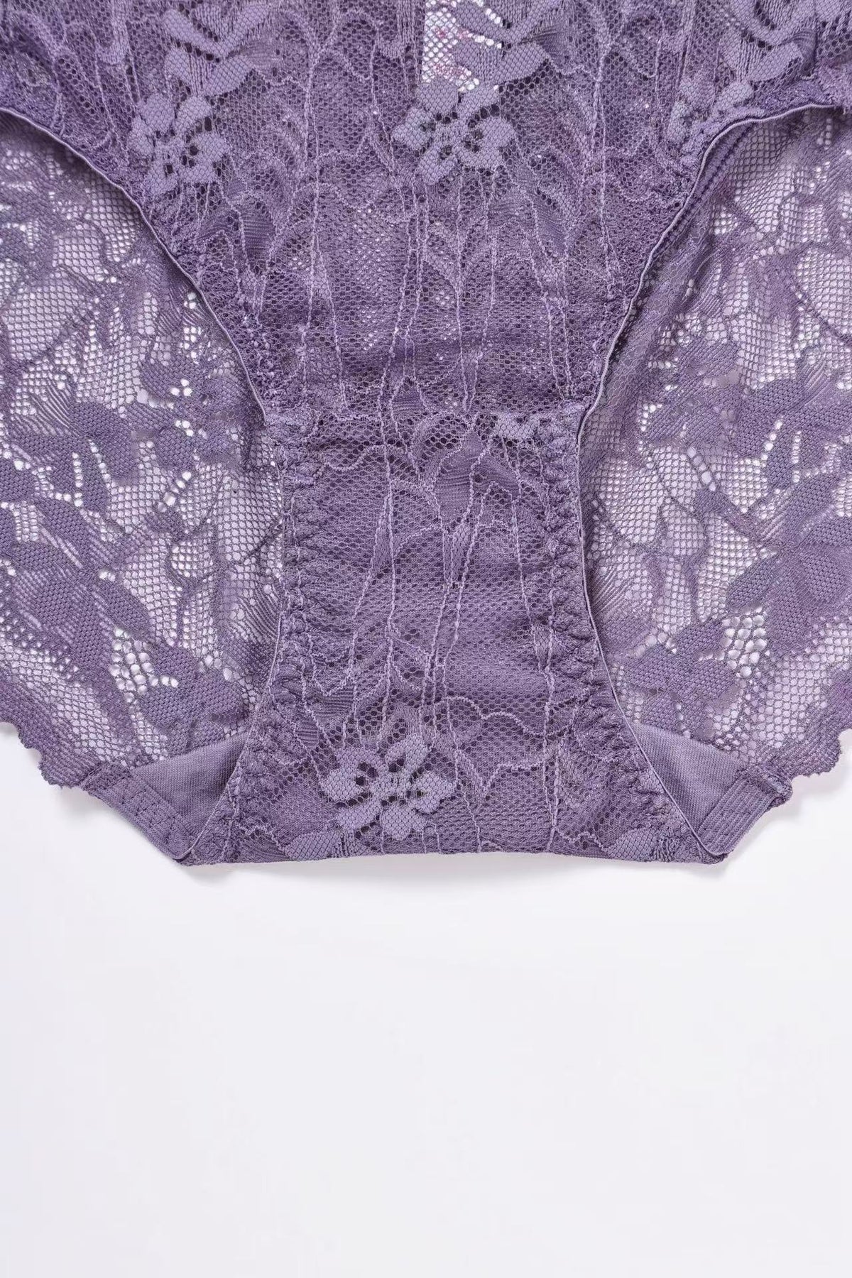 French Light Luxury Lace Underwire Lingerie Set | Romantic Scalloped Edge Breathable Mesh 4 Colors Available - 9339#