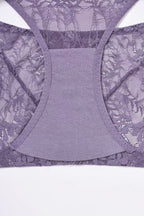 French Light Luxury Lace Underwire Lingerie Set | Romantic Scalloped Edge Breathable Mesh 4 Colors Available - 9339#