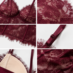 French Eyelash Lace Shaping Camisole | Lightweight Luxury Wireless Bra Top | Z5068#