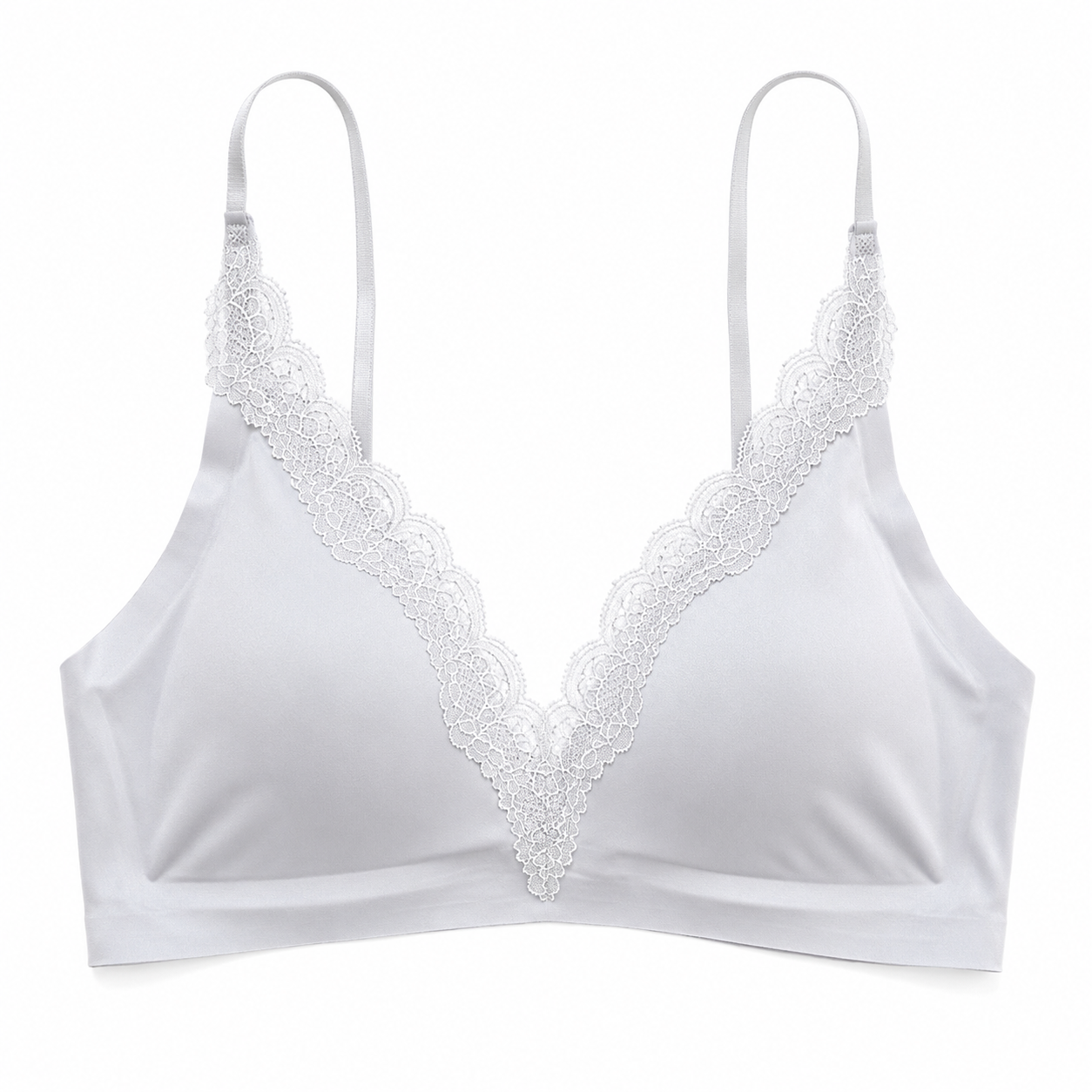 Lightweight wireless | Lace V-neck | Everyday bra | LS2652#