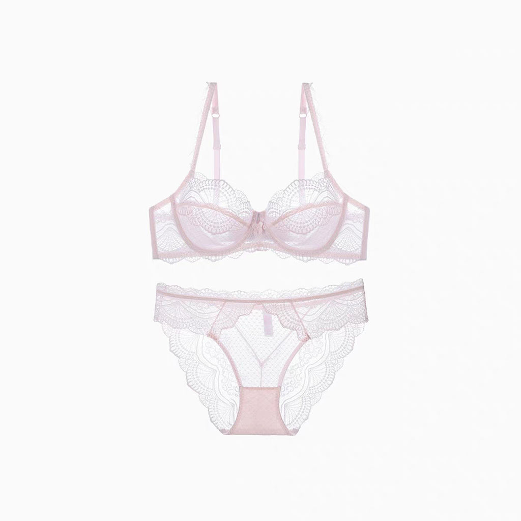 Wireless Lace Bra Set | Lightweight & Breathable | Natural Support